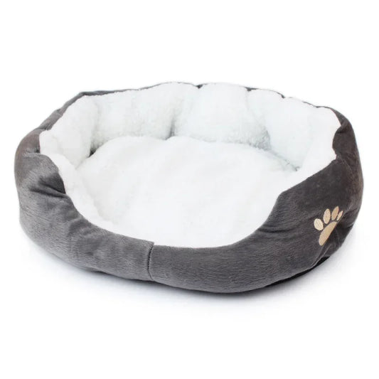 Super soft plush dog and cat bed.