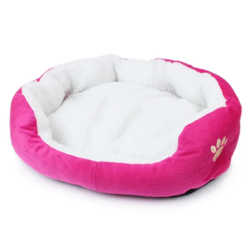 Super soft plush dog and cat bed.