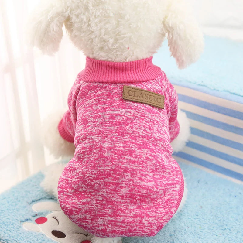 Sweater suave para perros