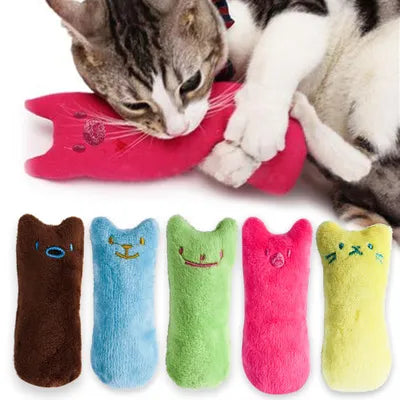 Catnip toys for teeth grinding.