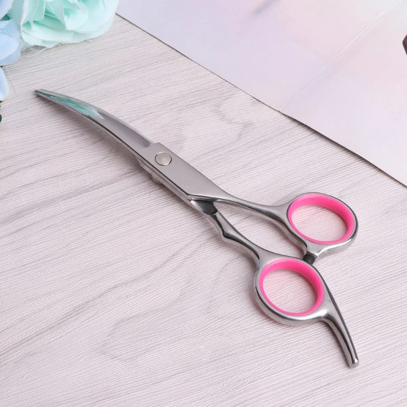 6" Stainless Steel Pet Grooming Curved Blade Scissors