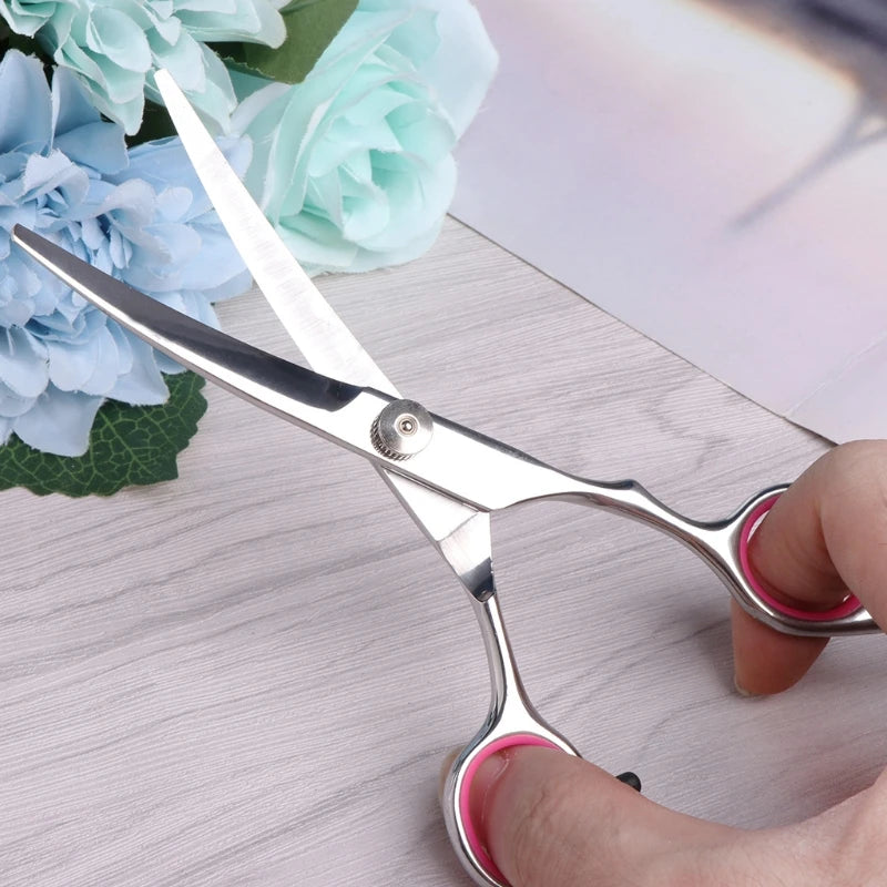 6" Stainless Steel Pet Grooming Curved Blade Scissors