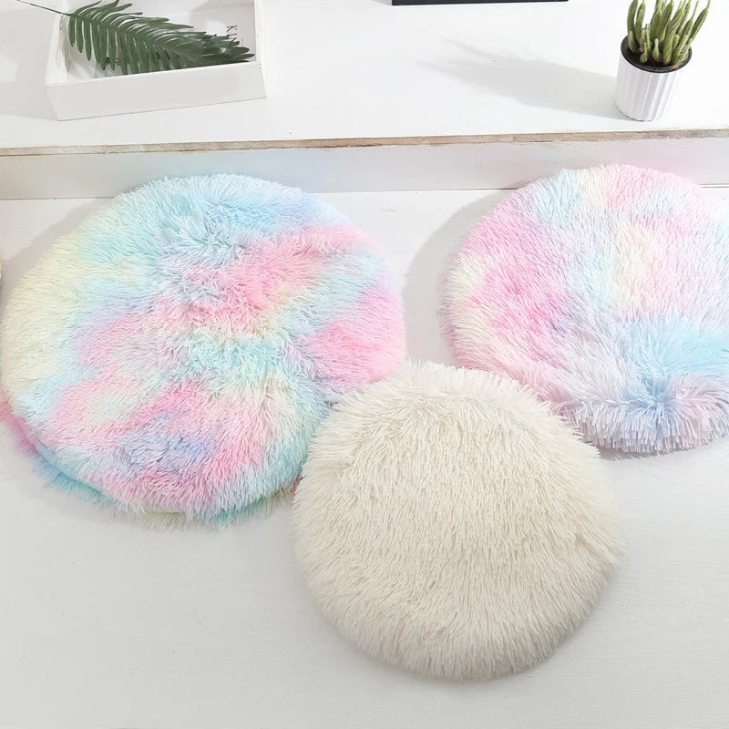 Round Dog Bed Mat