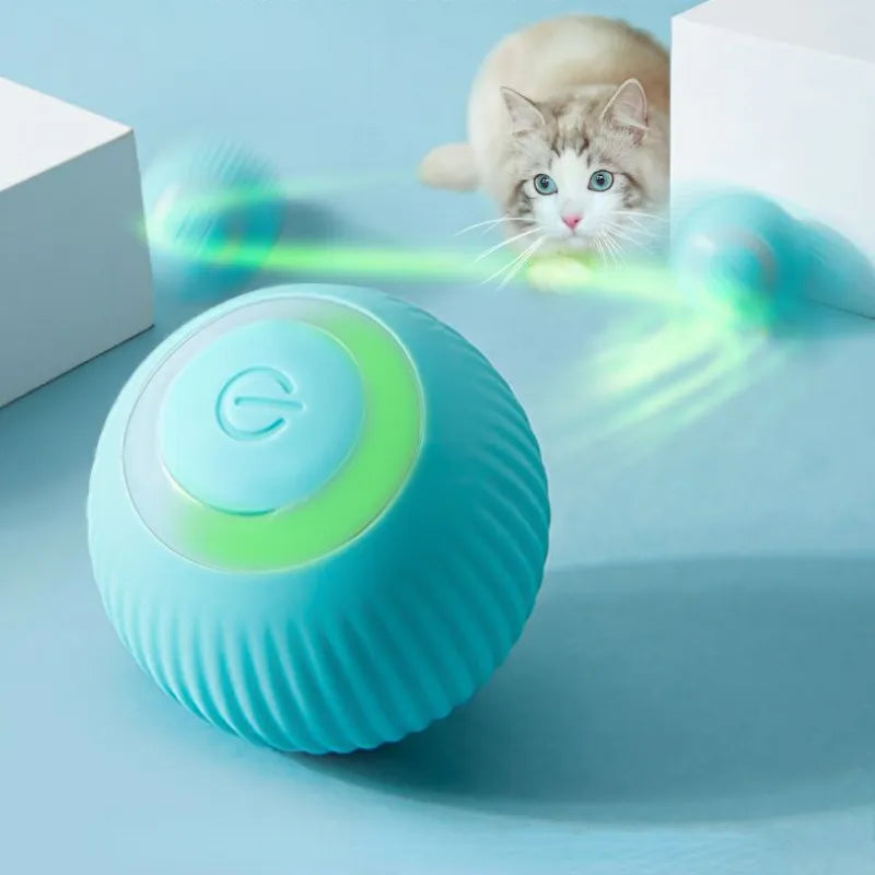 Pelota o Juguete eléctrico inteligente para gatos.