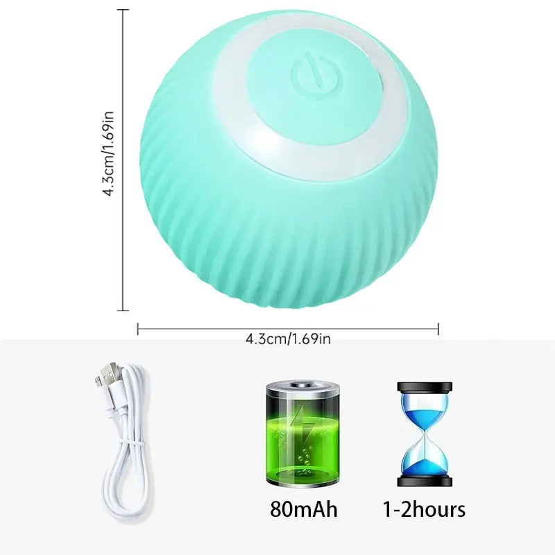 Smart electric ball or toy for cats.